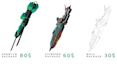 draw high quality spaceship concept