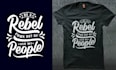 make simple and awesome typography t shirt design