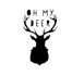 design high quality deer logo in high definition