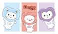 create character or mascot design, cartoon logo, emotes, poses