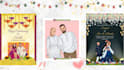 design beautiful indian wedding invitations with customized couple cartoon