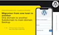 migrate wordpress, backup, transfer or move, copy to another hosting