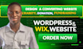 develop course website,charity website,non profit website,501c3 for donation