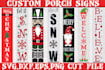 do custom porch sign cut files