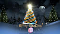 put logo or text in christmas greetings video