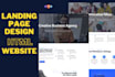 create high converting landing page design html css bootstrap5