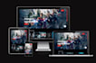 create a responsive website using HTML, CSS, and bootstrap , javascript