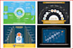 create business infographic, flowchart, and a diagram