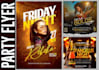 create and eye catchy party and event flyer