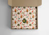 create custom hand drawn design of wrapping paper and fabric