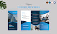 design digital brochure, company profile, trifold, business proposal