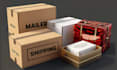 design  box packaging design, mailer box, shipping box and gift box of 3d mockup