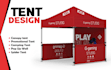 design a canopy tent trade show