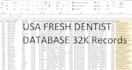 provide USA updated dentist database with an active email