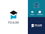 learn educational , courses , academy , training and learning logo