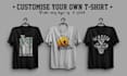 illustrate a vintage, text, typography, t shirt design