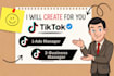 create a tiktok ad account and business manager for the USA, UK, or eu