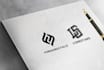 design creative symbolic initial lettermark monogram logo