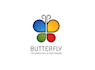design high quality butterfly logo in high definition