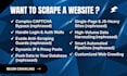 do web scraping, data mining, email scraping and data extraction