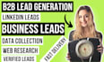 do b2b lead generation for targeted linkdin leads and business leads