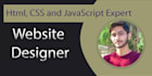 be your web developer in html5 css3 javascript website