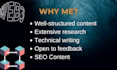 write SEO articles and blogs on nfts, blockchain, defi, web3