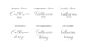 make printable calligraphy table place cards