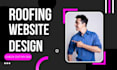 design roofing website,roofing landing page, construction website