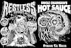 create a dark art heavy metal merch illustration