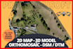 process 2d drone photos uav images into 3d model dem points cloud data ortho map