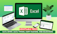 virtual assistant for any data entry, typing and copy paste as ms excel expert