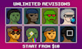 create unique nft pixel art collections