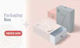 design luxury rigid printed packaging box design