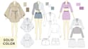 make flat fashion sketches and technical drawing