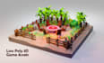 design low poly 3d model, low poly 3d game asset, game environment and prop