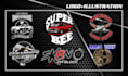 draw automotive and racing logo