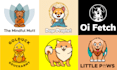 create a cute animal character, mascot, cartoon logo