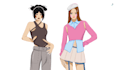 draw a unique fashion illustration and sketch