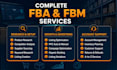 be your expert amazon virtual assistant, amazon fba, fbm