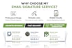 design HTML email signature for gmail, icloud and more