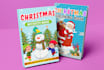 make christmas coloring book and puzzles activity book