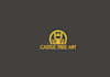 do premium super beauty castle tree art logo with package