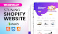 build a wordpress ecommerce website or shopify store for you
