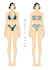 design your swimwear include flat drawing
