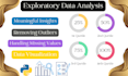 do eda and visualization using python and r