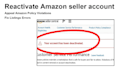 reactivate amazon account and remove violations