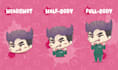 draw you a kawaii cute character in my chibi art style