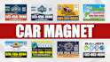 design a creative car and truck magnet sign within 12 hours