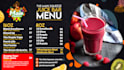 custom boba tea menu design eye catching design